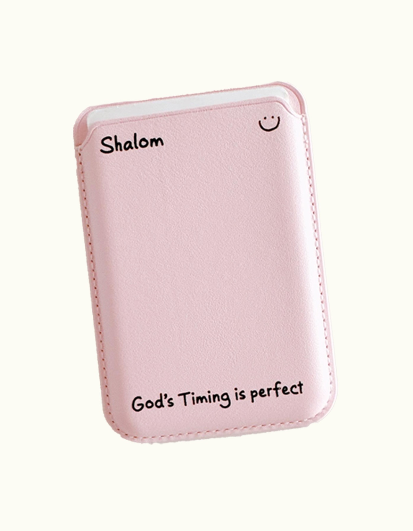하나님의 타이밍 (Shalom , God&#039;s Timing is Perfect) , 맥세이프 인조가죽 카드지갑
