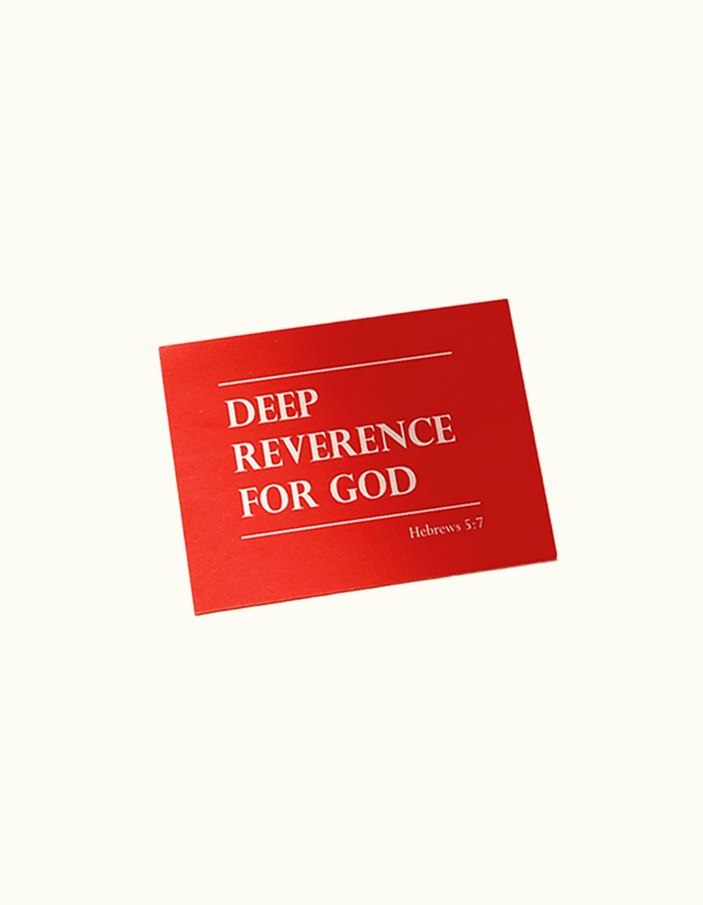 경외 (Deep Reverence For God , 히브리서 5:7) , 대용량 스티커팩